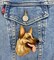German Shephard, Dog, Pets, Animals, Embroidered, Iron-on Patch